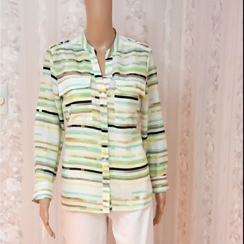 Calvin Klein Women Dress Shirt